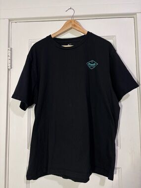 O'Neill Black Short Sleeve Tee with Teal Logo